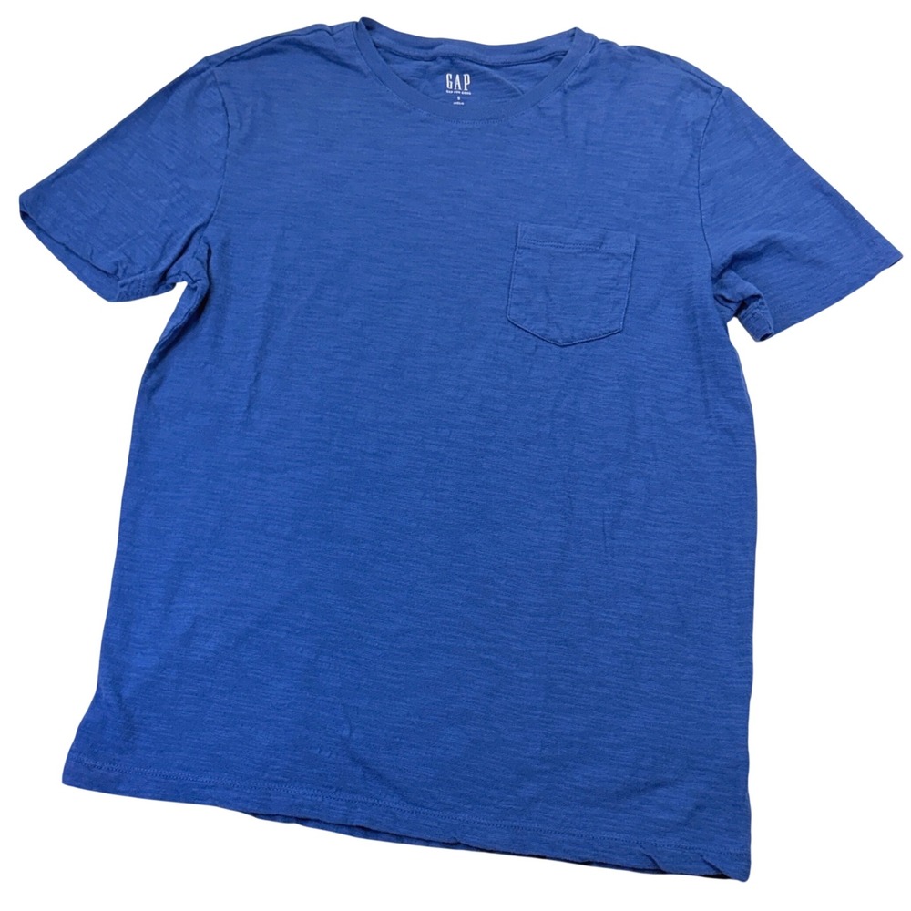 Gap Womens Small Blue Soft Cotton Short Sleeve Pocket T-Shirt 1254C5